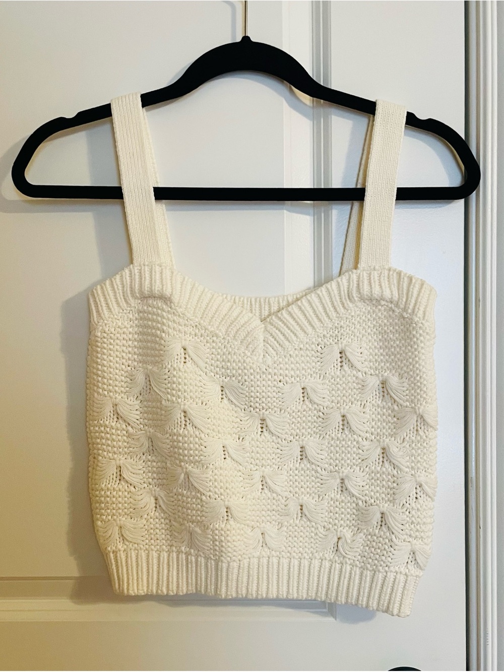 Zara Cream Knit Camisole Tank